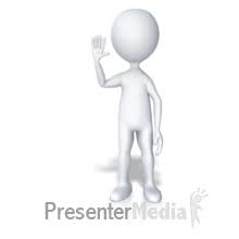 Stick Figure Waving Hand 3d Animated Clipart For Powerpoint Presentermedia Com A black man with curly hair is standing and waving his hand as hello.