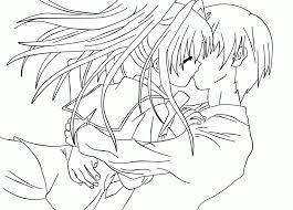 A colouring request from a dear friend of mine. Print Anime Coloring Pages Coloring Home