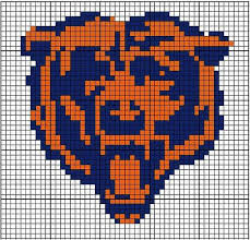 Chicago bears cross stitch patterns. Bears Pattern Bear Quilts Chicago Bears Cross Stitch Patterns