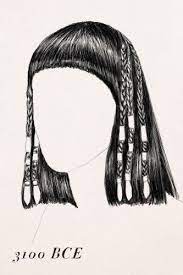 The Wild Amazing True History Of Braids Egyptian Hairstyles Egyptian Makeup Braids With Beads