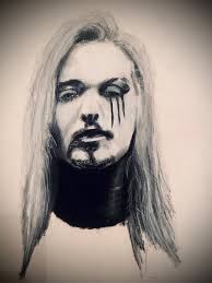 Another Anthony drawing I did in school today 🖤