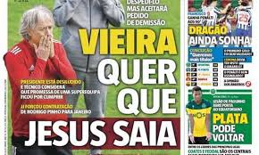 Mas não é o primeiro português a orientar o no benfica, jorge jesus venceu três campeonatos nacionais, cinco taças da liga, uma. Apos Novo Tropeco Presidente Do Benfica Quer A Saida De Jorge Jesus Diz Jornal Jornal O Globo