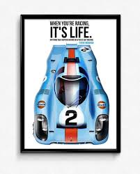 Porsche 917 Gulf Livery Poster Simply Petrol Porsche 917 Porsche Porsche 917 Gulf