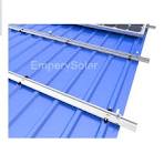 Aluminum Rail For Roof Structure Silver Solar Panel Mounting ...