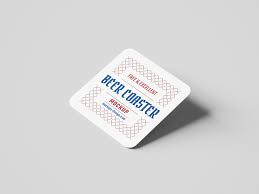 Free Square Beer Coaster Mockup Mockups Design Free Premium Mockups Beer Coasters Free Beer Beer