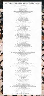 What to do on a self care day. 100 Self Care Ideas Inspiration And Activities Elizabeth Dhokia