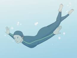how to swim underwater without holding