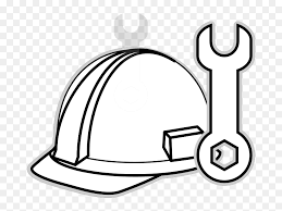 The coloring page is printable and can be used in the classroom or at home. Hard Hat Coloring Page Hd Png Download Vhv