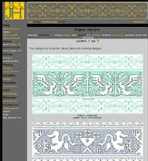 Cross stitch embroidery embroidery patterns stitch patterns cross stitch borders cross stitch designs blackwork chart design filet crochet floral motif. Assisi Work Free Patterns Needlenthread Com