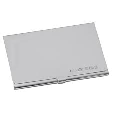 If you buy this item after december, 16th, 2016. Business Card Holder Polished 925 Silver 8509 Engraveitnow Ltd