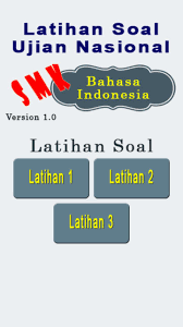 Desain soal latihan ini sebagai hasil pelatihan membuat soal online melalui blogspot. Bank Soal Un Bhs Indonesia Smk For Android Apk Download