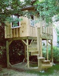 Swiss family robinson tree house. Kidsafeplayhouses A Treehouse Without The Tree Tree House Diy Tree House Kids Tree House Designs