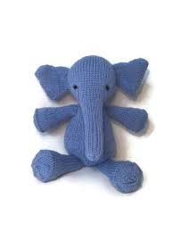 Blue Elephant Doll Stuffed Elephant Wool Toy Handmade Toy Knit Toy Elephant Plush Stuffed Animal Baby Gift Elephant Plush Handmade Toys Blue Elephants