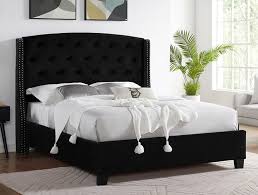 Check spelling or type a new query. Crown Mark Bedroom Eva Queen Headboard Footboard Black 5111bk Q Hbfb Dewey Furniture Vermilion