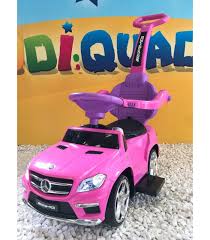 Trotteur Voiture Mercedes Gl63 Rose Porteur Pousseur A Bascule Voiture Kiddi Quad