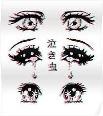 See more ideas about anime eyes, chibi eyes, anime. Anime Eyes Poster By Ultraviolent In 2021 Scary Drawings Anime Eyes Art