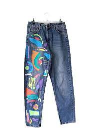 See more ideas about painted clothes, painted jeans, jeans diy. The Painted Jeans Trend How To Paint Jeans