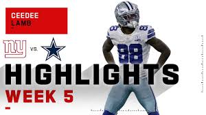 Lamb is worth drafting as early as. Ceedee Lamb Goes Up For 124 Yds Vs Giants Nfl 2020 Highlights Youtube