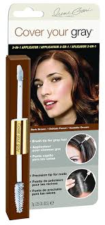 You have blonde highlighted hair with grey roots and usually do a tint and highlight in the salon; Irene Gari Cover Your Grey For Women 2 In 1 Hair Color Touch Up Wand 7g 0 25oz Dark Brown See This Great Product Hairproduct Har Og Skonhed