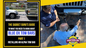 Blue ox is known internationally for its quality towing products, from tow bars and baseplates, to steering control systems, supplementary brakes, carriers, weight distributing and gooseneck hitches and everything in between. Gadget Guru What You Need To Know About Blue Ox Tow Bars Connecting An Alpha Or Ascent Tow Bar Gadget Guru