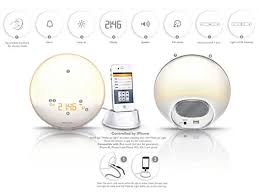 Philips Wake Up Light Hf3550 White With Colored Sunrise Simulation