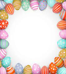 Designed like an easter basket, this printable holiday border features painted eggs and a pretty bow. Free Easter Borders Happy Easter Border Clip Art