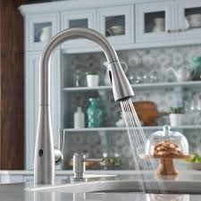 We did not find results for: Moen Essie Touchless 1 Handle Pull Down Sprayer Kitchen Faucet With Motionsense Wave And Power Clean In Spot Resist Stainless 87014ewsrs The Home Depot In 2021 Kitchen Faucet Touchless Kitchen Faucet Moen Kitchen