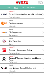 TV-Programm App » HÖRZU für Ihr Android-Phone & Tablet