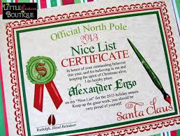You can mail them to a child before christmas, or have it in their stocking on the morning of for a nice surprise. Blank Nice List Certificate Printable Collections Nice Nice Jpg