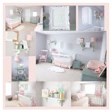 White nursery room with a shade of pink. Pink Mint And Gray Baby Girl Nursery Project Nursery