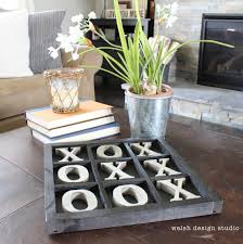 DIY Rustic Tic Tac Toe Board