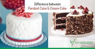 Designing fondant cake without the fondant tools. What Is The Difference Between A Fondant Cake And A Cream Cake Ferns N Petals