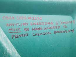 Or what are the restroom rules and requirements, i must follow according to osha standards? This Is Written In The Port A Potty At My Boyfriend S Work Osha