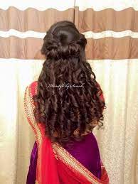 Simple Yet Elegant Bridal Hairstyle For Reception Ceremony Hairstyle By Team Swank Bridal Hairstyle For Reception Indian Bridal Hairstyles Lehenga Hairstyles