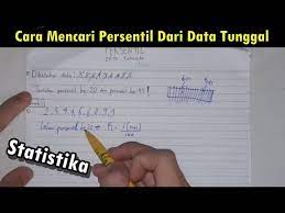 Mar 24, 2021 · ukuran penyebaran yang paling sederhana (kasar) merupakan jangkauan (range) atau rentangan nilai, yakni selisih antara data terbesar dan data terkecil. Cara Mencari Persentil Dari Data Tunggal Statistika Youtube