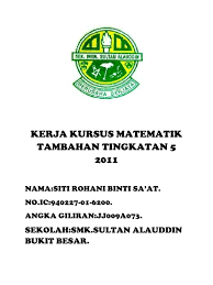 Jika diketahui bahwa sawahnya pak osk matematika (kemampuan dasar) 2019 no. Kerja Kursus Matematik Tambahan 2011