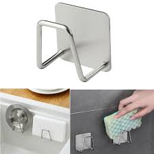 Average rating:4.5out of5stars, based on6reviews6ratings. Kitchen Stainless Steel Sponges Holder Self Adhesive Sink Sponges Drain Drying Rack Kitchen Sink Accessories Storage Organizer Storage Holders Racks Aliexpress