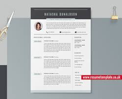 Creative Resume Cv Template Professional Resume Design Editable Ms Word Resume Cover Letter And References For Digital Instant Download Natasha Resume Resumetemplate Co Uk