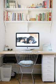 Check out this feminine home office checklist to implement funciontal (but beautiful!) home office ideas for women on a budget! How To Hide A Printer Printer Storage Solutions