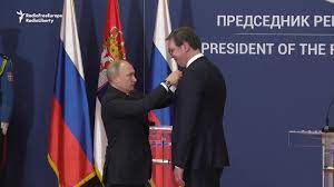 Vladimir vladimirovich putin is the current president of the russian federation, holding the office since 7 may 2012. Putin Awards State Honors To Serbian President Vucic