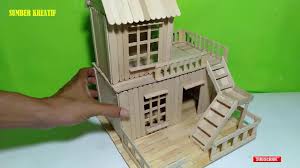 Check spelling or type a new query. Ide Kreatif Membuat Rumah Dari Stik Es Krim Youtube