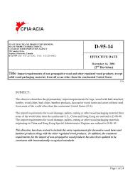 Sign up today to receive free wood chips! Import Requirements For Wood Products Canadian Association Of