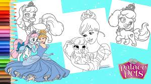 See more ideas about palace pets, disney princess palace pets, coloring pages. Coloring Disney Princess Cinderella Pumpkin Bibidi Palace Pets Coloring Pages Youtube