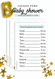 Baby Shower Juegos Para Imprimir Una Fiesta Bonita El baby shower es una celebración importante que requiere mucha preparación y detalle. baby shower juegos para imprimir