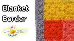 Simple And Elegant Crochet Blanket Border Crochet Border Patterns Crochet Blanket Border Border Crochet