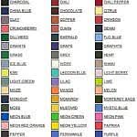 Comfort Colors Color Chart Monkey In A Dryer Custom T