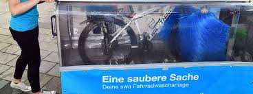 Eine Mobile Fahrradwaschanlage Fur Augsburg