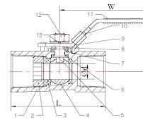 1 Piece Ball Valves | One Piece Ball Valves | reduced port ...
