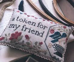 Friendship cross stitch patterns for friends. Heartstring Samplery Sewn In Friendship Cross Stitch Pattern 123stitch