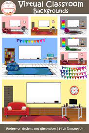 Virtual Classroom Backgrounds Virtual Classrooms Classroom Background Classroom